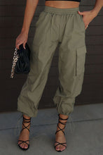 Load image into Gallery viewer, High Waist Drawstring Pants with Pockets