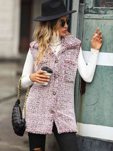 Load image into Gallery viewer, Full Size Button Down Collared Neck Vest