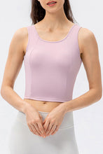 Load image into Gallery viewer, Round Neck Wide Strap Active Tank