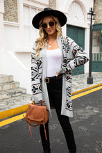 Load image into Gallery viewer, Printed Long Sleeve Cardigan with Pocket