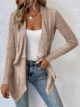 Load image into Gallery viewer, Open Front Long Sleeve Cardigan