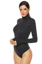 Load image into Gallery viewer, Ribbed Turtleneck Long Sleeve Bodysuit
