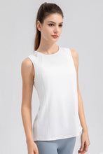 Load image into Gallery viewer, Round Neck Wide strap Active Tank