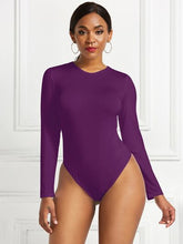 Load image into Gallery viewer, Round Neck Long Sleeve Bodysuit