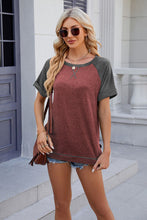 Load image into Gallery viewer, Round Neck Short Sleeve T-Shirt