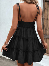 Load image into Gallery viewer, Frill Spaghetti Strap Tiered Dress