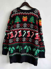 Load image into Gallery viewer, Printed Button Up V-Neck Long Sleeve Cardigan with Pockets