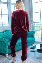 Load image into Gallery viewer, Long Sleeve Top and Pants Lounge Set