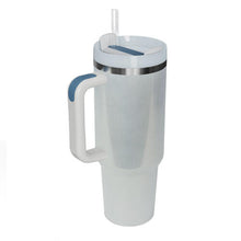 Load image into Gallery viewer, Stainless Steel Tumbler with Handle and Straw
