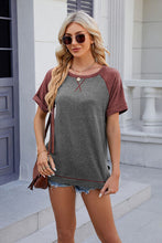 Load image into Gallery viewer, Round Neck Short Sleeve T-Shirt