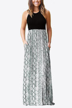 Load image into Gallery viewer, Empire Waist Sleeveless Dress with Pockets