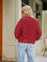 Load image into Gallery viewer, Openwork Round Neck Sweater