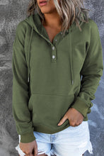 Load image into Gallery viewer, Dropped Shoulder Long Sleeve Hoodie with Pocket