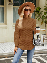 Load image into Gallery viewer, Mock Neck Slit Sweater