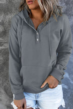 Load image into Gallery viewer, Dropped Shoulder Long Sleeve Hoodie with Pocket