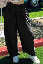 Load image into Gallery viewer, Full Size Pocketed Drawstring Wide Leg Pants
