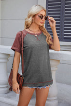 Load image into Gallery viewer, Round Neck Short Sleeve T-Shirt