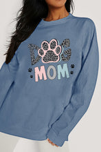 Load image into Gallery viewer, Simply Love Simply Love Full Size DOG MOM Graphic Sweatshirt
