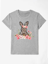 Load image into Gallery viewer, Rabbit Round Neck Short Sleeve T-Shirt