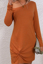 Load image into Gallery viewer, Twisted One-Shoulder Mini Dress