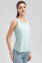 Load image into Gallery viewer, Wide Strap Round Neck Active Tank