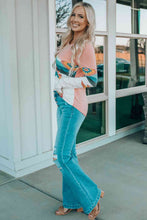 Load image into Gallery viewer, Geometric Round Neck Long Sleeve T-Shirt