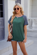 Load image into Gallery viewer, Round Neck Short Sleeve T-Shirt