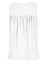 Load image into Gallery viewer, Lace Detail Round Neck Tank