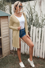 Load image into Gallery viewer, Double Take Button Down Long Sleeve Longline Cardigan