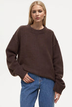 Load image into Gallery viewer, Basic Bae Round Neck Dropped Shoulder Sweater
