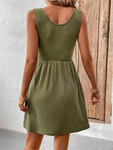 Load image into Gallery viewer, Scoop Neck Wide Strap Mini Tank Dress
