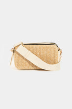 Load image into Gallery viewer, Fame Straw Contrast Crossbody Bag
