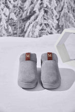 Load image into Gallery viewer, Letter M Suede Round Toe Slippers
