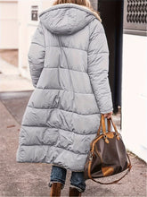 Load image into Gallery viewer, Plus Size Zip Up Sherpa Hooded Coat
