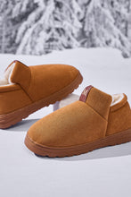 Load image into Gallery viewer, Letter M Suede Round Toe Slippers
