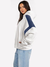 Load image into Gallery viewer, Contrast Dropped Shoulder Long Sleeve Hoodie
