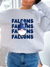 Load image into Gallery viewer, Falcons Winter Gnome Tee, Crewneck, Sweatshirt
