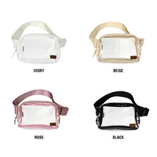 Load image into Gallery viewer, CC Clear Stadium Belt Bag Fanny Pack
