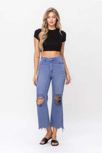 Load image into Gallery viewer, 90&quot;s Vintage Crop Flare Jeans
