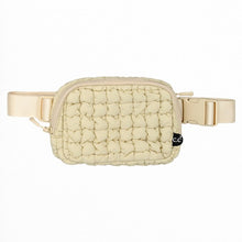 Load image into Gallery viewer, CC Quilted Puffer Belt Fanny Bag - Authentic C.C
