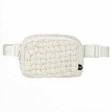 Load image into Gallery viewer, CC Quilted Puffer Belt Fanny Bag - Authentic C.C
