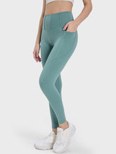 Load image into Gallery viewer, Pocketed High Waist Active Leggings
