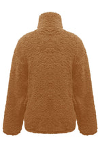 Load image into Gallery viewer, Fuzzy Turtleneck Long Sleeve Sweatshirt
