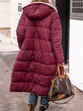 Load image into Gallery viewer, Plus Size Zip Up Sherpa Hooded Coat
