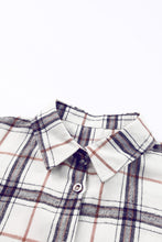 Load image into Gallery viewer, Plaid Button Up Long Sleeve Shacket
