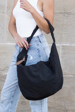 Load image into Gallery viewer, Piper Oversized Nylon Carryall Messenger
