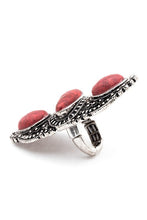 Load image into Gallery viewer, Vintage Inspired Oversize Stone Stretch Ring
