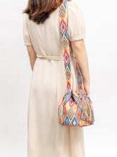 Load image into Gallery viewer, Drawstring Tassel Geometric Shoulder Bag
