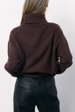 Load image into Gallery viewer, Basic Bae Turtleneck Long Sleeve Dropped Shoulder Sweater
