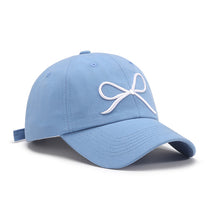 Load image into Gallery viewer, Bow Embroidered Cotton Baseball Cap
